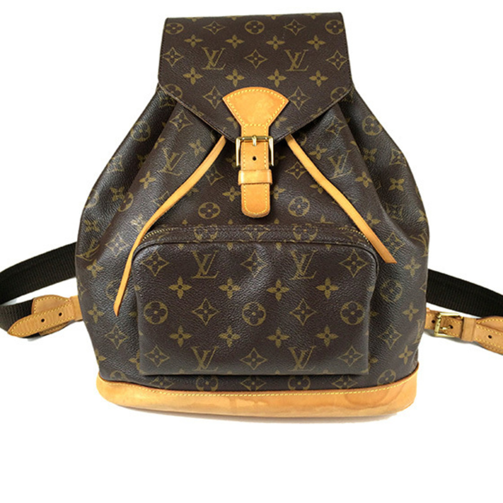 Louis Vuitton Monogram Montsouris GM Backpack Brown